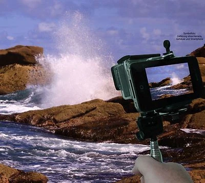 net4web-Displayhalter für GoPro, MegaBundle Selfiestick,Schwimmgriff, HGSchlaufe - Bild 1 von 4