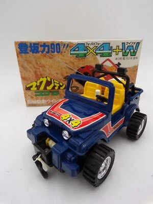 Jeep 4x4 vintage Nomura Toys Japón con Wench Schaper Stompers Rough Riders Soma Foto 1 de 4