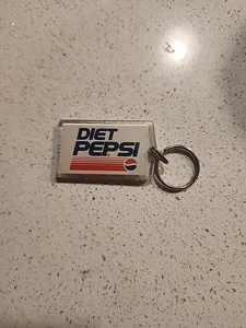 Vintage Diet Pepsi Boise Hawks Baseball Team Acrylic Plastic Keychain 90's Y2K  - Picture 1 of 3
