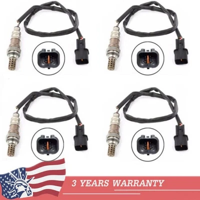 4Pcs Up&Downstream Oxygen Sensor For 2005-2009 Hyundai Tucson Kia Sportage 2.7L - Image 1 of 4