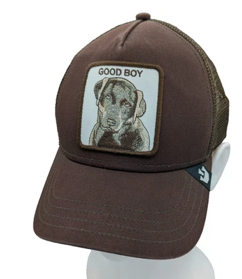 Goorin Bros Animal Granja Camionero Sombrero Sentarse UBU Sentarse Buen Niño Labrador Perro Parche Foto 1 de 4