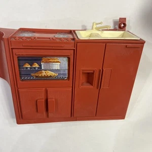 Barbie 1976 Star Traveler Camper Motorhome RV Replacement Kitchen Sink Oven - Picture 1 of 3
