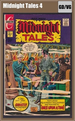 Midnight Tales 4 (1973) GD/VG Bronze Age Charlton Horror comic - Image 1 of 4