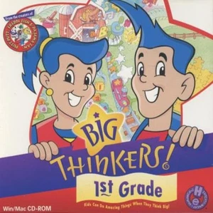 Big Thinkers First Grade PC MAC CD learn fractions time phonics geography school - Picture 1 of 1