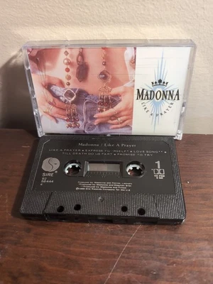 Madonna -  Like a Prayer - audio cassette Sire - Uncommon Black shell - Image 1 of 3