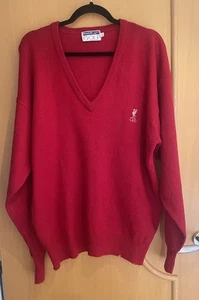 LIVERPOOL 1990'S LFC GOLF SWEATER REEBOK VINTAGE JERSEY SIZE L ADULT - Picture 1 of 8