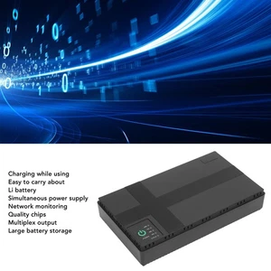UPS Battery Backup 20000mah Uninterruptible Power Supply For Camera Router MP PS - Picture 1 of 12