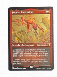 Popular Entertainer ~ Magic MTG: Battle for Baldur's Gate ~ Etched Foil #509 - Bild 1 von 2