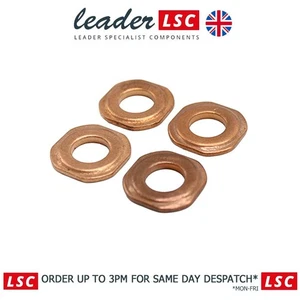 4 x Diesel Fuel Injector Seals Vauxhall Meriva B Mk2 55578387 Genuine Elring New - Picture 1 of 12