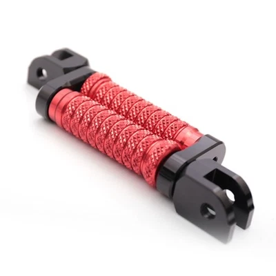 Red M-Grip Rider Foot Pegs 25mm Extend For BMW R 1200 S 04 05 06 - Imagem 1 de 4