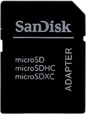 Original SanDisk microSD Adapter zu SD Speicherkarte microSDHC microSDXC Neu - Bild 1 von 2