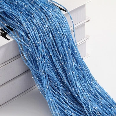 String Tassel Curtain Crystal Beads Door Window Panel Room Divider Beaded Panel. - Image 1 of 4