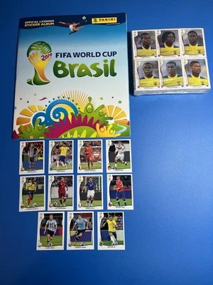 Panini World Cup Brazil 2014 Complete Sticker set +Album  ECUADOR VERSION  RARE - Image 1 of 2
