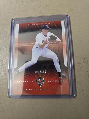 2004 CAL RIPKEN JR. ULTIMATE COLLECTION  CARD. BALTIMORE ORIOLES. 606/675. - Image 1 of 2
