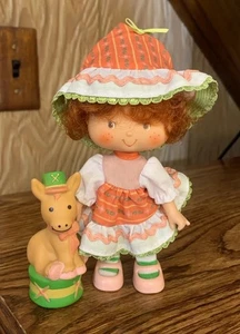 Strawberry Shortcake Party Pleaser CAFE OLE Muñeca y Burrito Mascota 1984 De colección - Imagen 1 de 9