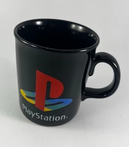 Vintage PS1 Playstation 1 Mug Coffee Cup Tams England Black OG Logo 1990’s RARE - Picture 1 of 5