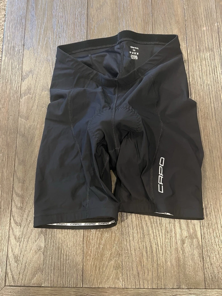 Pantalones cortos de ciclismo acolchados Capo Aero negros 2XL para hombre Foto 1 de 1