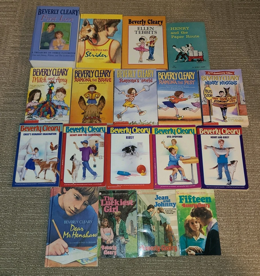 Лот из 18 книг Beverly Cleary Ramona Henry Ribsy Mr. Henshaw в твердом переплете - Изображение 1 из 4