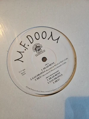 M.F. DOOM - DEAD BENT / GAS DRAWLS / HEY! - FONDLE 'EM RECORDS ORIGINAL.  - Image 1 of 2