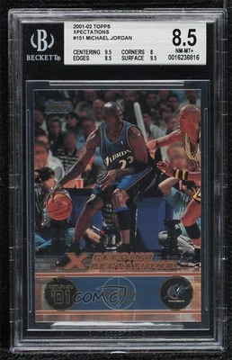 2001-02 Topps Xpectations Michael Jordan #151 BGS 8.5 HOF - Image 1 of 2