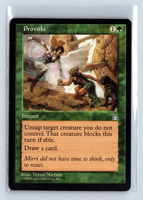 (2x) PROVOKE – MTG Magic the Gathering Card – Stronghold – Common - Image 1 of 4