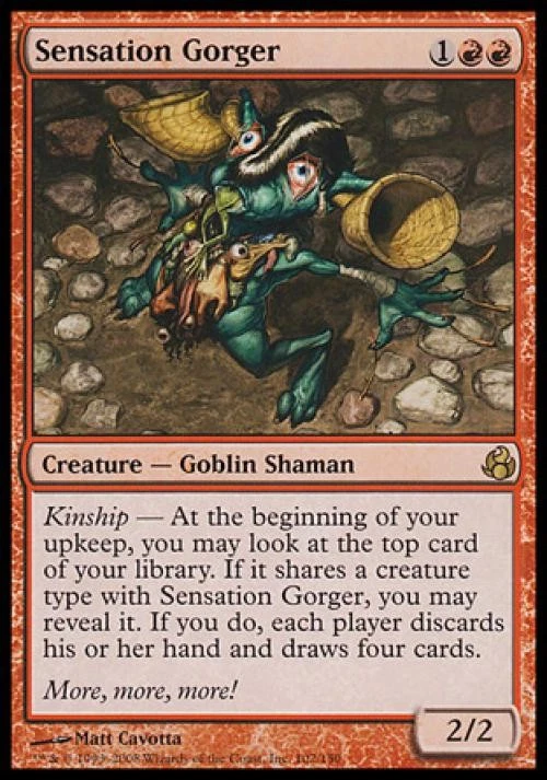 Sensation Gorger -Foil Medium Play MTG Morningtide - Image 1 of 1