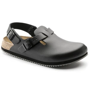 Birkenstock Tokio Super Grip Mens Black SRA Work Kitchen Garden Shoes - Picture 1 of 7