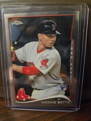 2014 Topps Chrome Update #US-20 Mookie Betts ROOKIE DODGERS RED SOX - Image 1 of 2