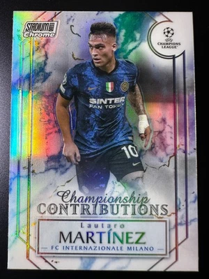 2021-22 Topps Stadium Clob Chrome Champianship Contributions - Lautaro Martinez - image 1 of 2