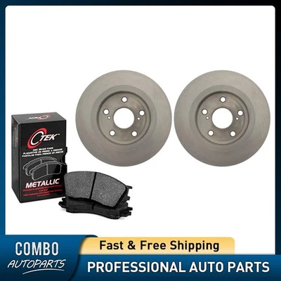 Rear Disc Brake Pad Set Disc Brake Rotor fits 2011-2014 Scion tC - Image 1 of 4