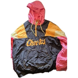 2020 Cheetos Jacke Erwachsene L rosa orange 1/4 Zip Pullover Windbreaker Basketball - Bild 1 von 6