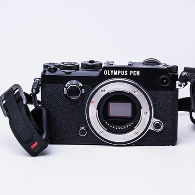 奥林巴斯 PEN-F 2030 万像素无反光镜数码相机机身黑色损坏门 — 第 1/4 张图片
