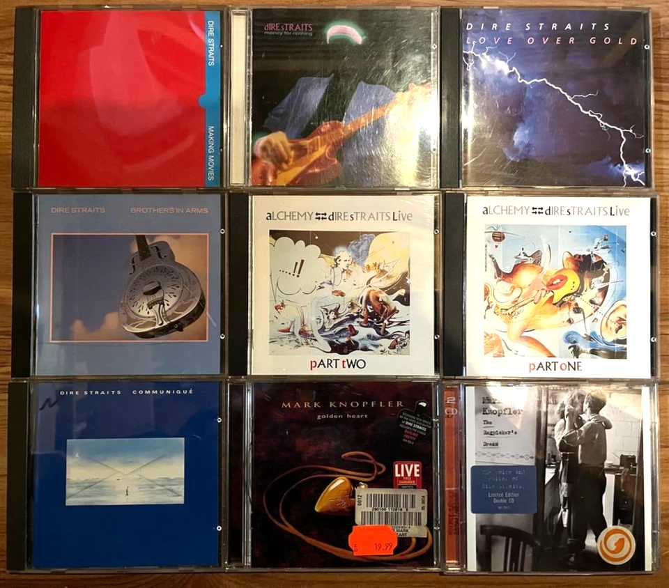 Dire Straits + Mark Knopfler.  schöne  CD Sammlung - Bild 1 von 1