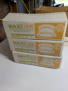 3 MaxLume Elite Architectural Downlighting 6" HH6-6501 W-WH - Picture 1 of 3