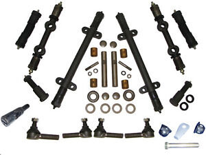 DELUXE Front End Kit LATE 1953 to 1955 Kaiser 53 54 55 King Pin Kit Tie Rod Ends