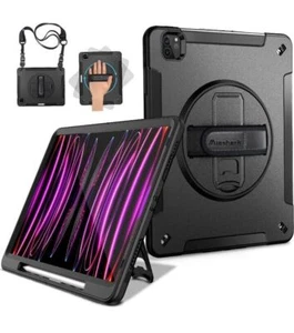 MIESHERK iPad Pro 12.9" Case 4/5/6 Gen: with Back Handle and Hand Strap. - Picture 1 of 9