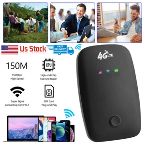 Wireless Wifi 4G LTE Routers Unlocked Mobile Broadband Portable Modem Hotspot US - Picture 1 of 20