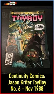 Continuity Comics: Jason Kriter TOYBOY No. 6 - Nov 1988 - Vintage Paper Comic - Picture 1 of 7