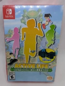 Active Life Outdoor Fitness Challenge Straps & Game Nintendo Switch Box Set - Picture 1 of 1