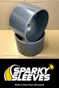 PVC Drift Sleeves 10" Diameter 7" Wide 3/8" Thick with Round Edges and Grip Tape - Picture 1 of 8