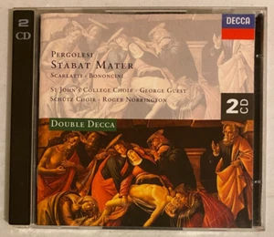 Pergolesi / Scarlatti / Bononcini – Stabat Mater CD x 2 1995 Remastered - Picture 1 of 4