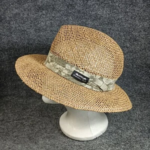 Original Panama Jack Hat Adult S/M Tan Fedora Beach Boat Vacation Classic - Picture 1 of 9