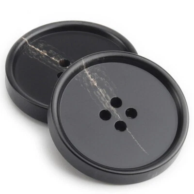 10Pcs Resin Buttons 4-Hole Round Button for DIY Clothing Crafts Coat Suit - Image 1 of 4