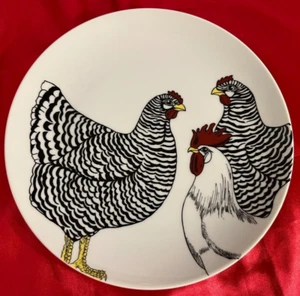 FITZ & FLOYD 7 1/2 inch COQ du VILLAGE Plate NEW from JAPAN - Picture 1 of 3