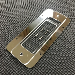 Retrovibe SlimJim III treble bridge pickup surround 4Rickenbacker 4003 4001 bass - Afbeelding 1 van 5