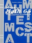 Saxon Math 6/5 Ser.: Math 65, Grades 4-8 by John Saxon and Stephen Hake...