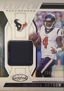 Deshaun Watson Panini Clutch Preformer 2018 Certified Jersey /399 #CP-DW - Picture 1 of 2