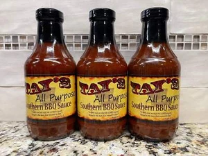 3 BOTTLES Tay's ALL PURPOSE Southern BBQ Sauce 16 oz Central Pork Ribs - Picture 1 of 6
