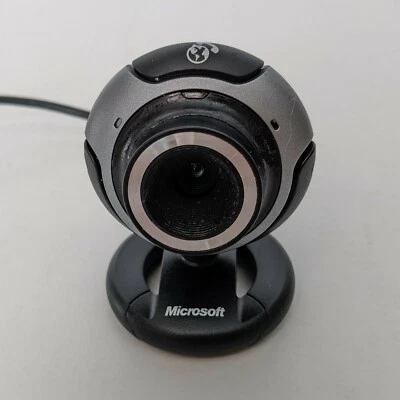 Microsoft LifeCam VX-3000 USB Webcam PC Computer Video Camera - Image 1 of 4