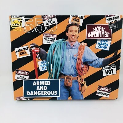 Mejoras para el hogar Tim Allen Rompecabezas de colección "Armado y peligroso" 550 piezas COMPLETO Foto 1 de 4